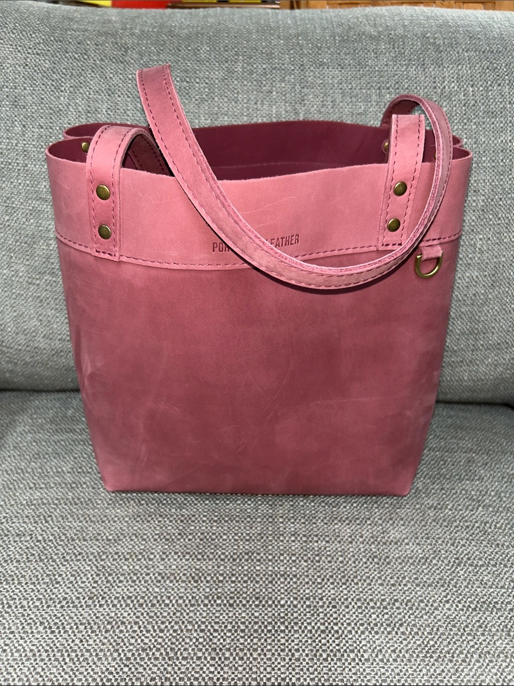 Portland Leather Medium Classic Foxglove